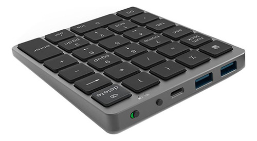 Teclado Numpad Inalámbrico, Teclado Numérico, Recargable, De