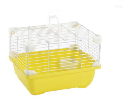 Jaula Plastica Hamster Land Amarillo Tazon Comida Sunny