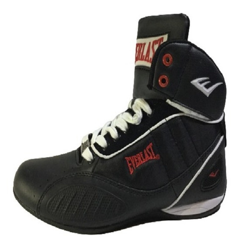 Tenis Everlast Original Bota Negra Unisex Box 24.5 Al 25.5