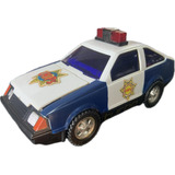 Carrinho Chips Monza Polícia Super Turbo Ficção Glasslite 80