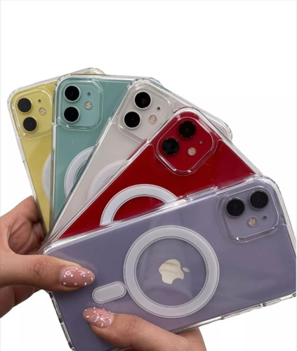 Forro Funda Estuche Carga Magnética Para iPhone