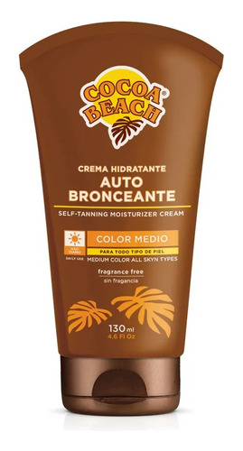 Autobronceante Hidratante Color Medio X 130ml Cocoa Beach