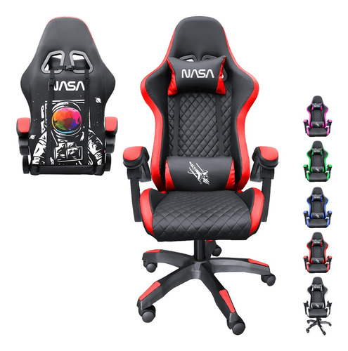 Silla Gamer Pro Escritorio Nasa Espacio Reclina Ergonómica