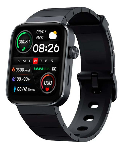 Smart Watch Deportivo Mibro T1 Llamada Pantalla 1,6 Pulgadas Color De La Caja Negro