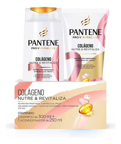 Pantene Shampoo + Acondicionador Colágeno Nutre Y Revitaliza