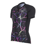 Remera Vairo Ciclismo Cosmic Casaca Mujer Cierre - Olivos