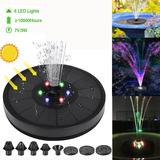 Fuente Led Con Luz De Color Solar