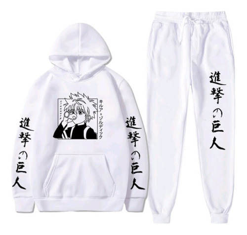 Conjunto De Frio Hunter X Hunter Killua Anime Manga Moletom