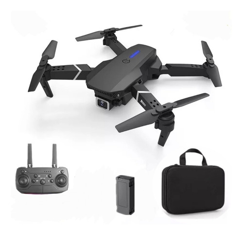 Drone E88 Pro Com Câmera Dupla 4k Full Hd Wifi E Gps + Bag