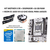 Kit Gamer Qiyida Vrm + Xeon 1650v4 4.0 + 16gbram + Disipador