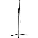 Tripe Pedestal Suporte Microfone Girafa Ajustável Palco Cor Preto