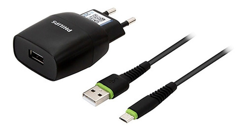 Cargador Muro 2,1a + Cable Micro Usb (envio Gratis) Philips