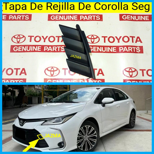 Tapa Rejilla Parachoque Delantero Corolla Seg 2020 2023 Foto 2