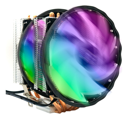 Cooler Cpu Led Rgb Ryzen Xeon Lga 2011 1150/51 1155 Am4 X79