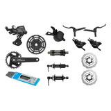 Grupo Shimano Cues U4000 Mtb 1x9 Vel Hidraulico Monoplato