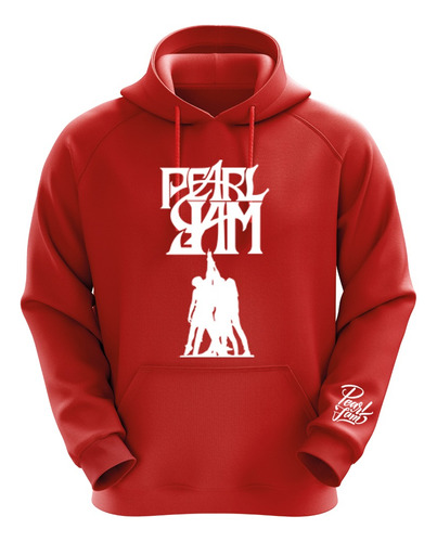 Polerón Rojo Pearl Jam Diseño 2