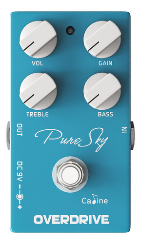 Caline Pure Sky Od - Efecto De Pedal De Guitarra Cp-12, Alt. Color Transparente