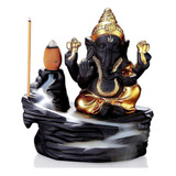 Ganesha - Quemador De Incienso De Reflujo De Cascada, Soport