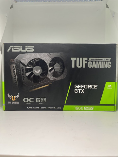 Nvidia Asus Tuf Gtx 1660 Super Oc Edition 6gb (con Caja)