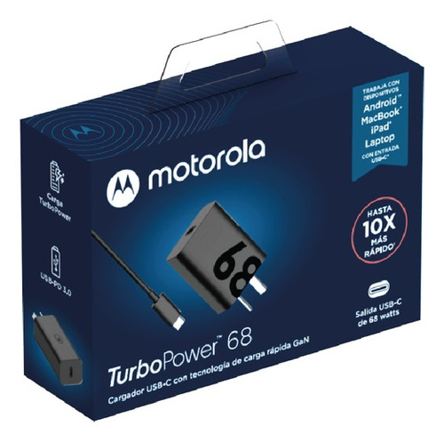 Cargador Motorola Edge 30 Fusion 68w Original C A C En Caja