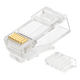 Conectores Cat6 Rj45, Extremos Cat 6 De 2 Piezas Rj 45,...