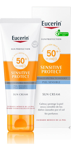 Protector Solar Sensitive Protec. Humectante Piel Seca.