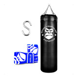 Kit Boxe Na Promoção Saco Pancada 120 Cheio + Luva Bate Saco