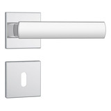 Fechadura Interna 813/35 Roseta Quadrada Inox Stam