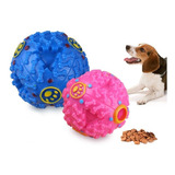 Brinquedo Cães Porta Petisco Ração Bola Interativa Pet - M
