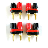 Borne Doble 4 Piezas Para Conector Banana 