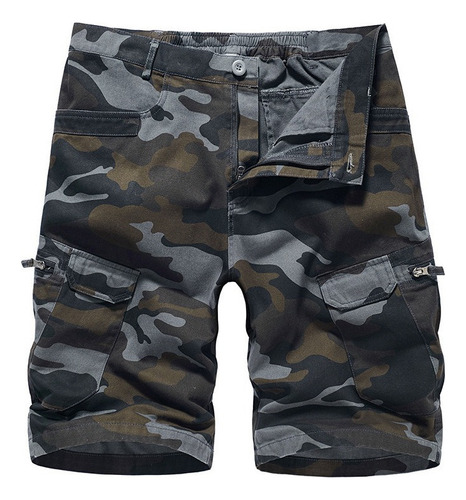 Pantalones Cortos Cargo For Hombre Camo Casual Five Points .