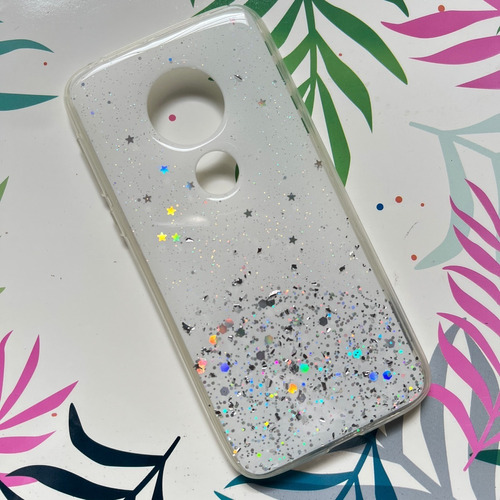 Funda Tpu Con Brillito Para Motorola Moto G7 Play