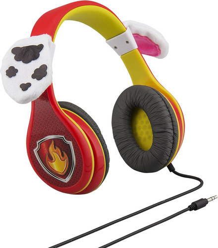 Ekids Paw Patrol Marshall Auriculares Para Niños, Diadema De