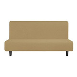 Funda De Futon Easy-going Color Dorado Elastica Sin Brazos