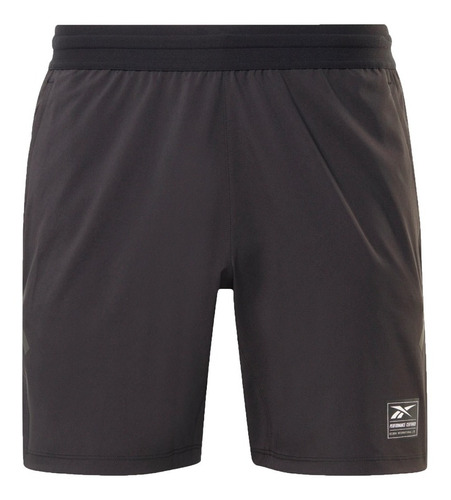 Reebok Short Running Hombre Cert Strength Negro Ras