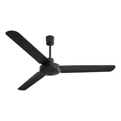 Narvik Ventilador De Techo Industrial De 56 Pulgadas, Aspas De Aluminio, Control De Pared, Potente, Acabado Negro Mate | Meses sin interés