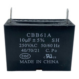 Capacitor Para Ventilador, Compresor, Motor 10uf/250v