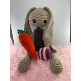 Conejo De Pascua Amigurumi Crochet Calidad Premium 