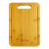 Tabla Picar Hudson 40x30cm Cortar Madera Bambú Cocina Bz3