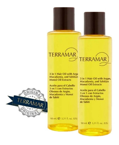 Oleo Tratamiento Para El Cabello 3 En 1 Terramar / 98 Ml.