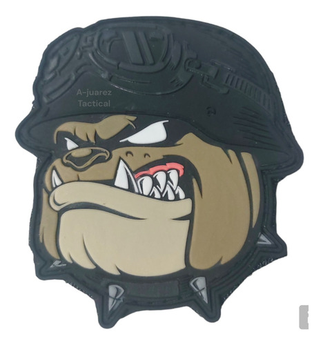 Insignia Parche De Pvc Perro Bulldog