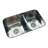 Pileta Bacha Cocina Johnson R63/18 64x37x18 Bajomesad