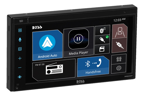 Pantalla Boss Audio Systems Bv800acp 6,75 Pulgadas Car Play