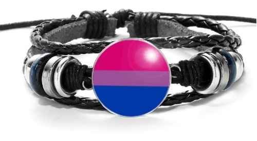 Pulseira Bandeira Do Orgulho Bissexual Pride Unissex