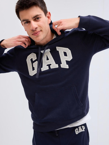 Poleron Hombre Gap Logo Azul