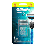 Cartucho Refil  Base Aquagrip 2un Gillette Mach3