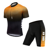 Ropa De Ciclismo Con Conjunto De Jersey Pantalones Cortos De