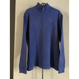 Sudadera Polo Ralph Lauren Azul Talla X L Para Caballero !!