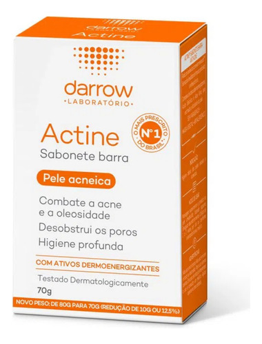 Darrow Actine Sabonete Barra 70g