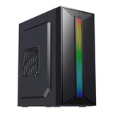 Gabinete Gamer Bg2305 Bluecase Fonte 230w Real Preto Rgb Led